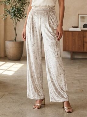 CHRISTIAN LACROIX Velvet Wide Leg Pants